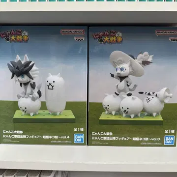 냥코 대전쟁 피규어 세트 vol.3 & vol.4