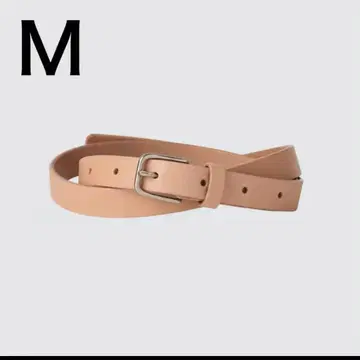 내로우 롱 가죽 벨트 유니클로 U 유니클로 U 내추럴 M 사이즈