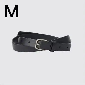 내로우 롱 가죽 벨트 유니클로 U 유니클로 U 블랙 M 사이즈