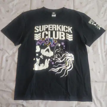 신일본 프로레슬링 배렛 클럽 SUPERKICK CLUB 티셔츠 L 사이즈