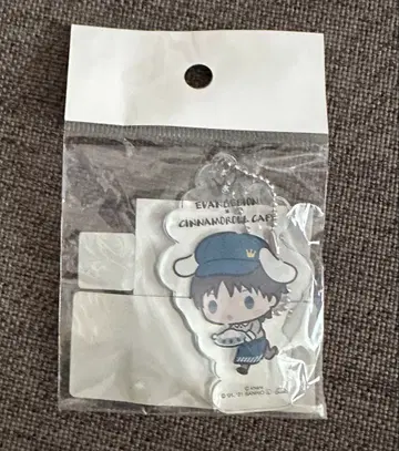 에반게리온 신지 시나모롤 콜라보 아크릴 키링 시나몬 카페