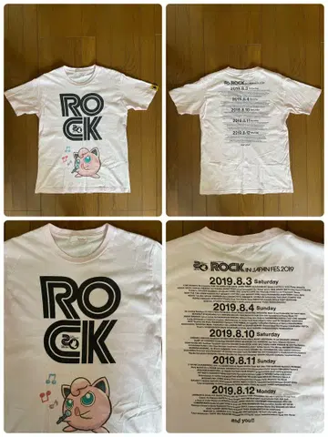 ROCK in JAPAN FES. 한정판 2019 푸딩 티셔츠 M