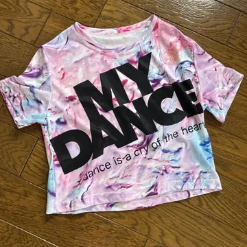 MY DANCE 타이다이 패턴 티셔츠