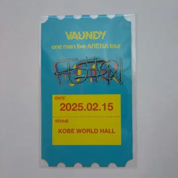 Vaundy LIVE FUSION 고베 2월 15일 B상 카드