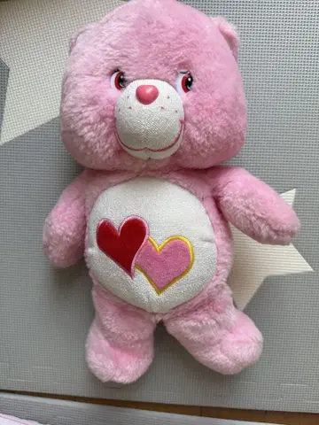 케어 베어 핑크 봉제 인형