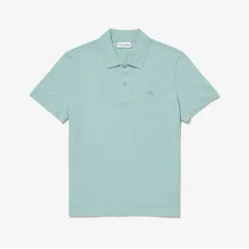 라코스테 레귤러 핏 무브먼트 피케 셔츠 세이지 그린