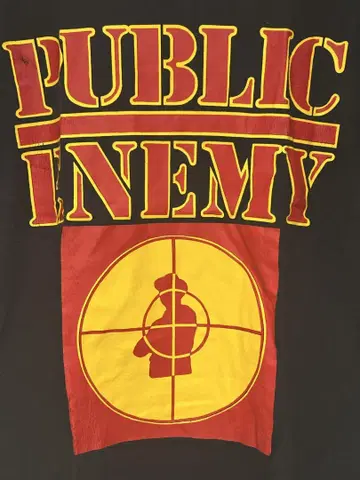 빈티지 public enemy 티셔츠 밴 티 랩 힙합