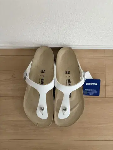 BIRKENSTOCK 화이트 Gizeh 40