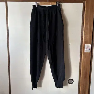 시루무린 조거 팬츠 블랙