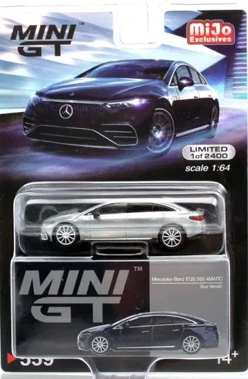 MINI GT 메르세데스 벤츠 EQS 580 4MATIC 체이스 카