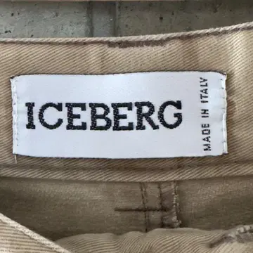 새상품급 ICEBERG 초와이드 실루엣 치노 팬츠 vintage