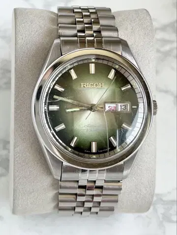 RICOH 다이내믹 와이드 자동 감기 손목시계 빈티지