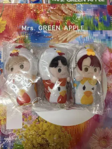 로손 미세스 MGA 변신! 가라아게쿤 봉제 인형 키체인 3종 세트