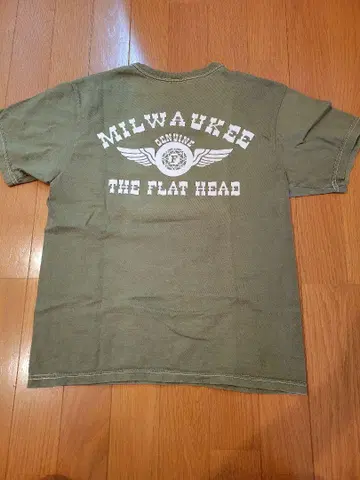새상품급 THE FLAT HEAD 플랫 헤드 티셔츠 36