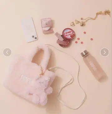 FURFUR 에코퍼 토트백 한정판 라이트 핑크 LPNK
