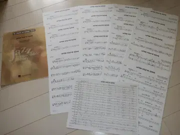빅 밴드 악보 "AFTER YOU'VE GONE"