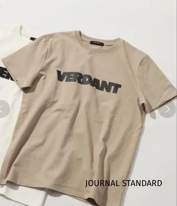 JOURNAL STANDARD VERDANT 티셔츠 베이지 코튼