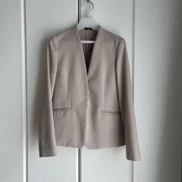 PLST 노카라 베이지 자켓