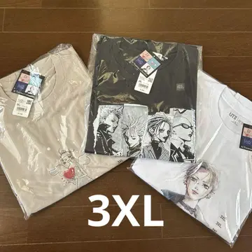 야자와 아이 유니클로 티셔츠 3장 세트 3XL