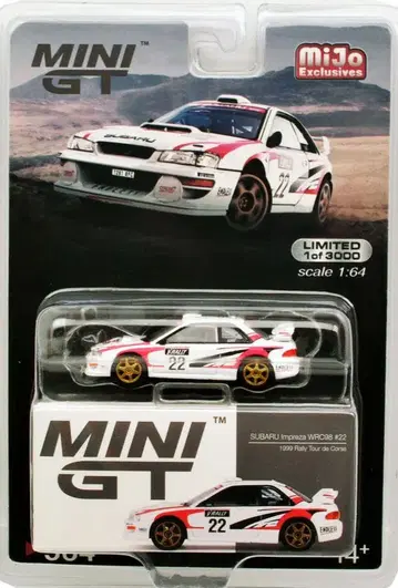 MINI GT 스바루 임프레자 S5 WRC'98 랠리