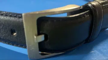 블랙 가죽 벨트