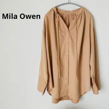 Mila Owen 미라 오웬 오버 사이즈 드레이프 블라우스