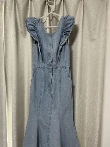 리엔다 데님 머메이드 원피스