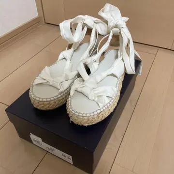 Ralph Lauren 여성용 샌들 리본 23cm