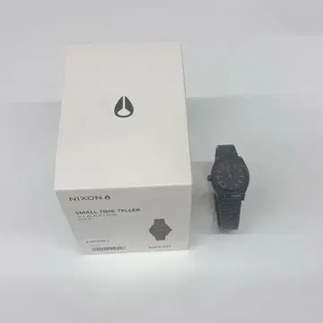 NIXON 손목시계 올 블랙/로즈 골드