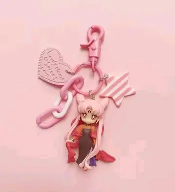 세일러문 아크릴 키링 핑크