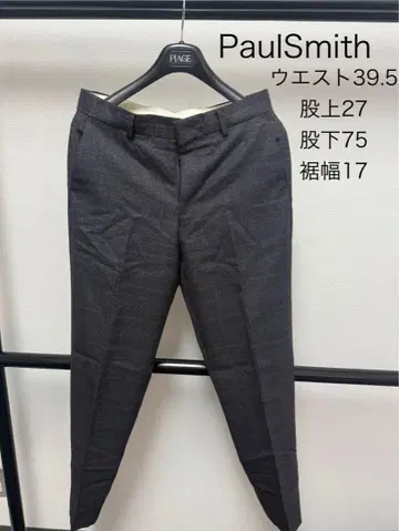 새상품급 폴스미스 PaulSmith 글렌체크 썸머 울 슬랙스