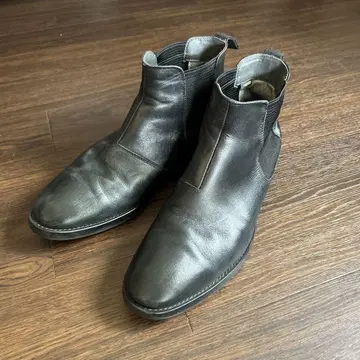 REGAL 사이드 고어 부츠 블랙 25.5cm
