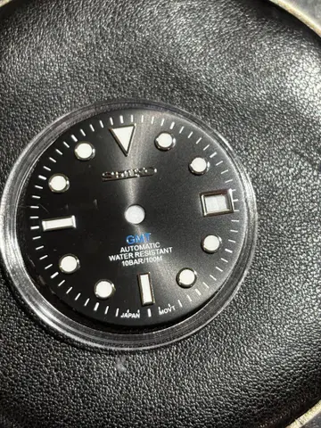 커스텀 제작용 GMT nh34용 다이얼 문자판 블랙 블루 GMT