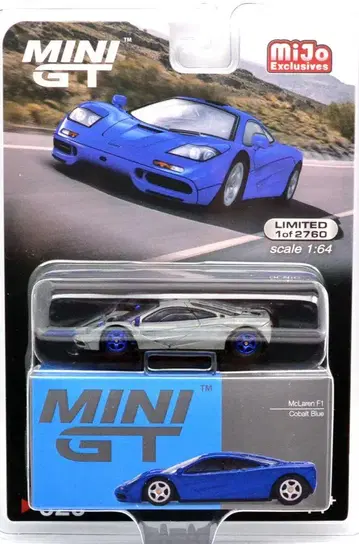 MINI GT 맥라렌 F1 (코발트 블루) (체이스 카)