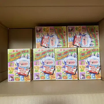 6개 세트 THE MONSTERS Wacky Mart 피규어 러브부