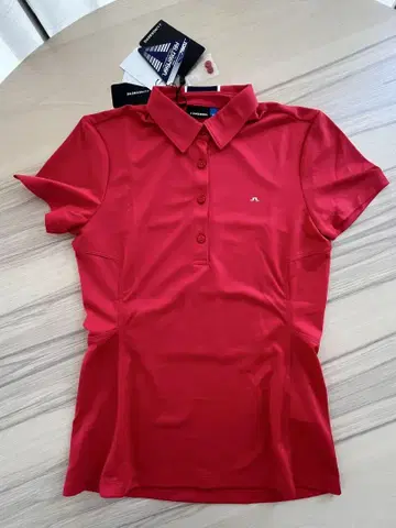 J.Lindeberg 레드 피케 셔츠