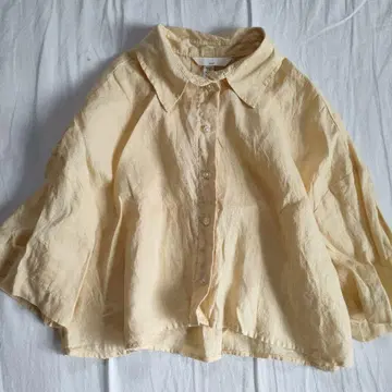 H&M 린넨 반팔 셔츠