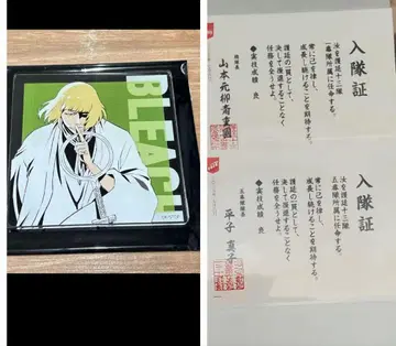 BLEACH WORLD 입대증 아크릴 코스터 5번대 히라코 마코 야마모토