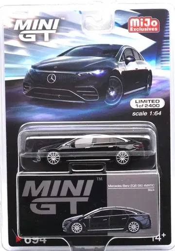 MINI GT 메르세데스 벤츠 EQS 580 4MATIC (블랙)