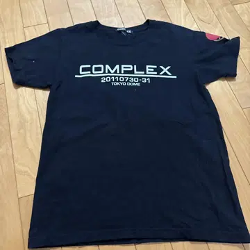 COMPLEX 블랙 티셔츠 헝겊 가방 요시카와 코지 S 사이즈