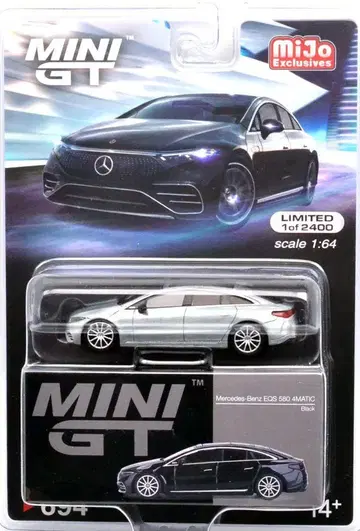 MINI GT 메르세데스 벤츠 EQS 580 4MATIC 체이스 카