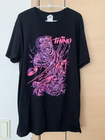 The Thing 티셔츠 M 사이즈 블랙 호러