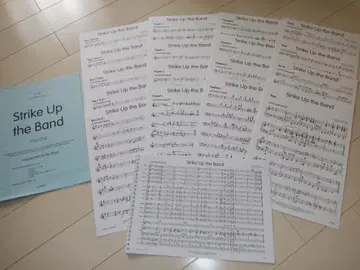 빅 밴드 악보 "Strike Up the Band"