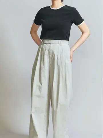 BEAUTY&YOUTH 파일 링거 티셔츠 블랙
