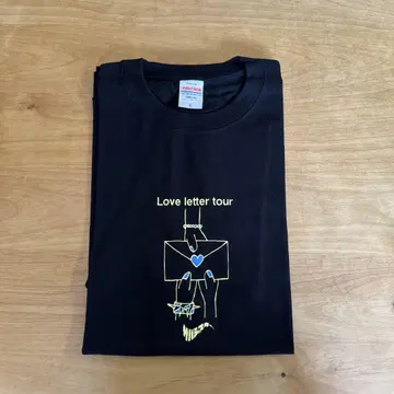 사바시스터 Love letter tour 티셔츠 블랙