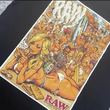 새상품급 정품 로키 제리빈 ROW 걸 썸머 티셔츠