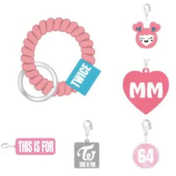 TWICE 팝업 워크숍 키링 허벅지