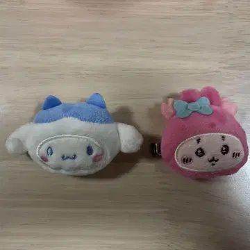 치이카와 산리오 콜라보 헤어 클립 마이멜로디 시나몬