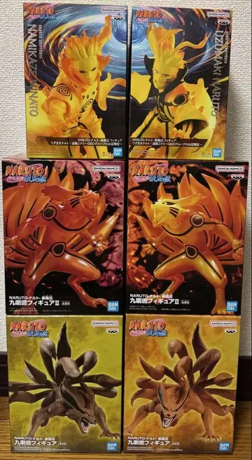 NARUTO GIGO 한정판 나루토 & 미호 나루토 피규어 6종 세트