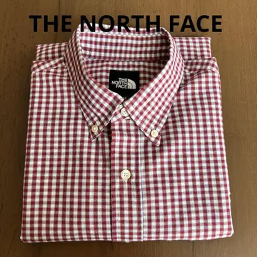 THE NORTH FACE 긴팔 셔츠 빨간색 체크